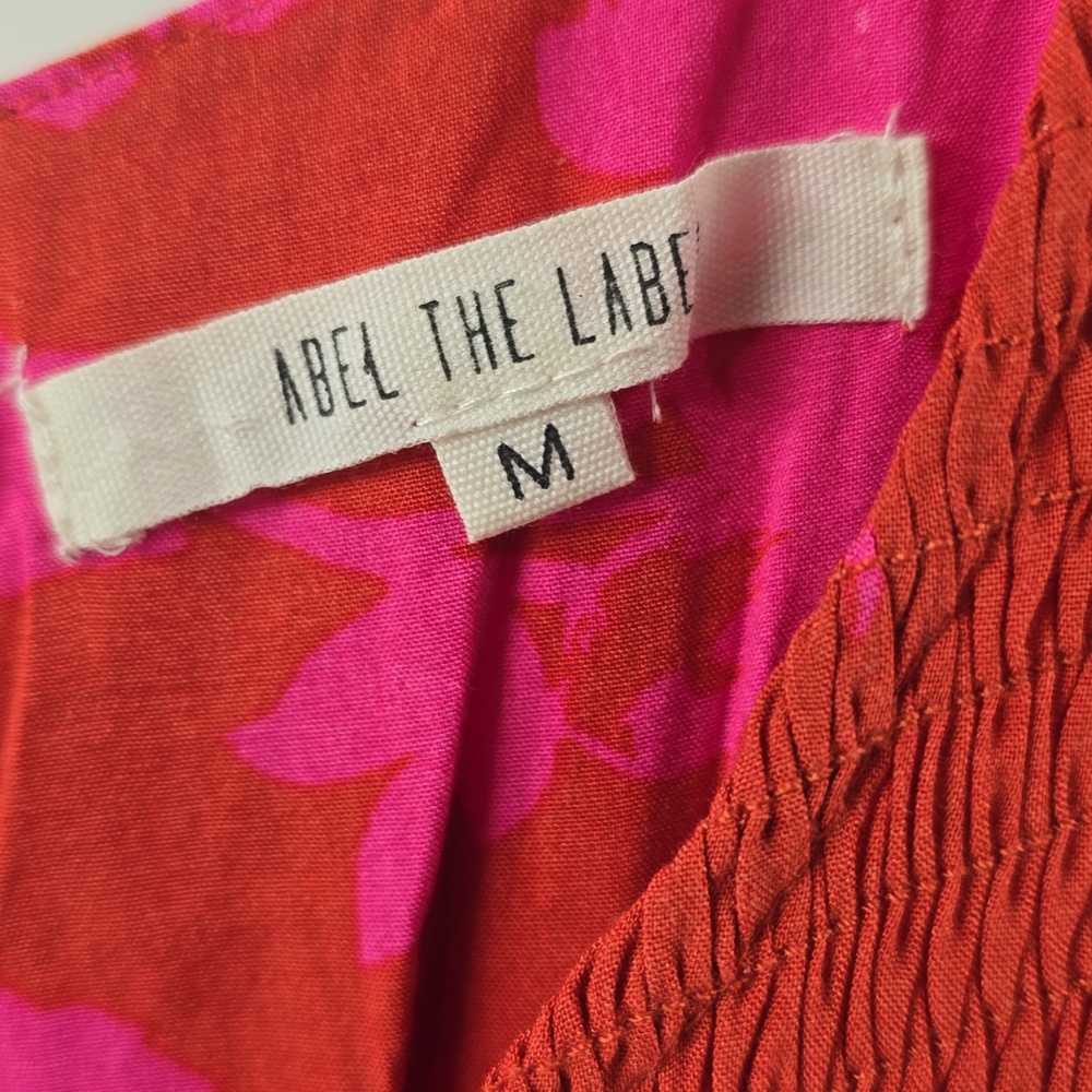 Abel The Label  Pink Floral  Maxi Dress - Picture 3 of 9